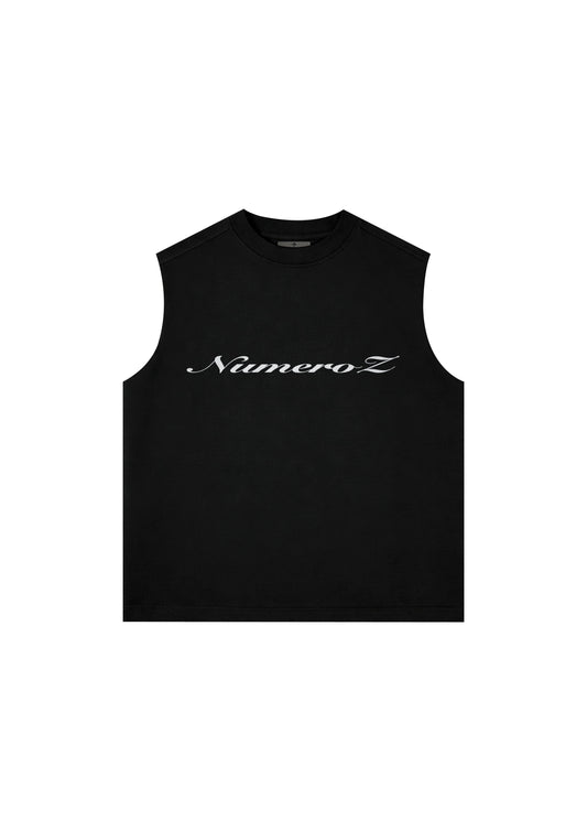 T SHIRT DÉBARDEUR NOIR