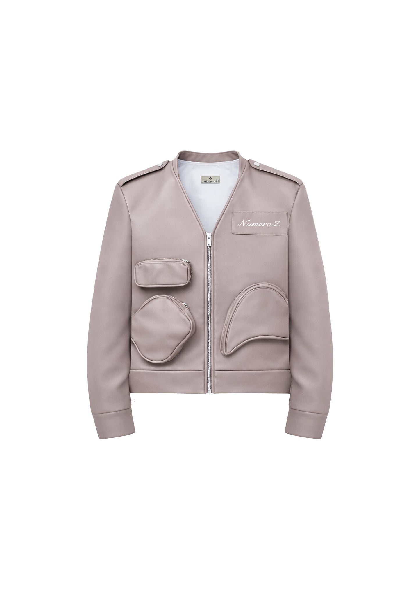 LEATHER POCKETS JACKET