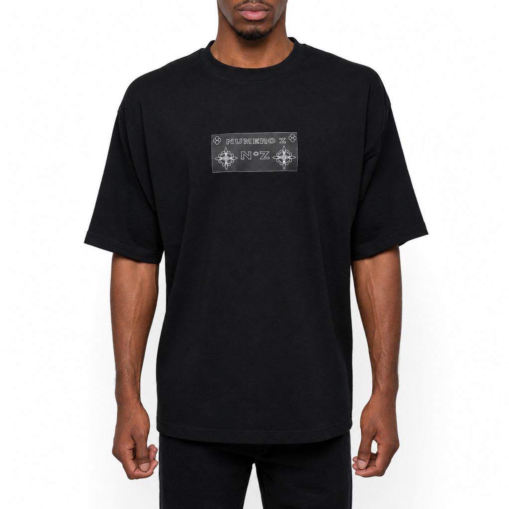 T SHIRT BOXY BLACK