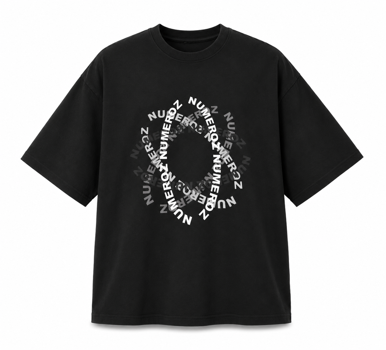 T SHIRT BOXY BLACK