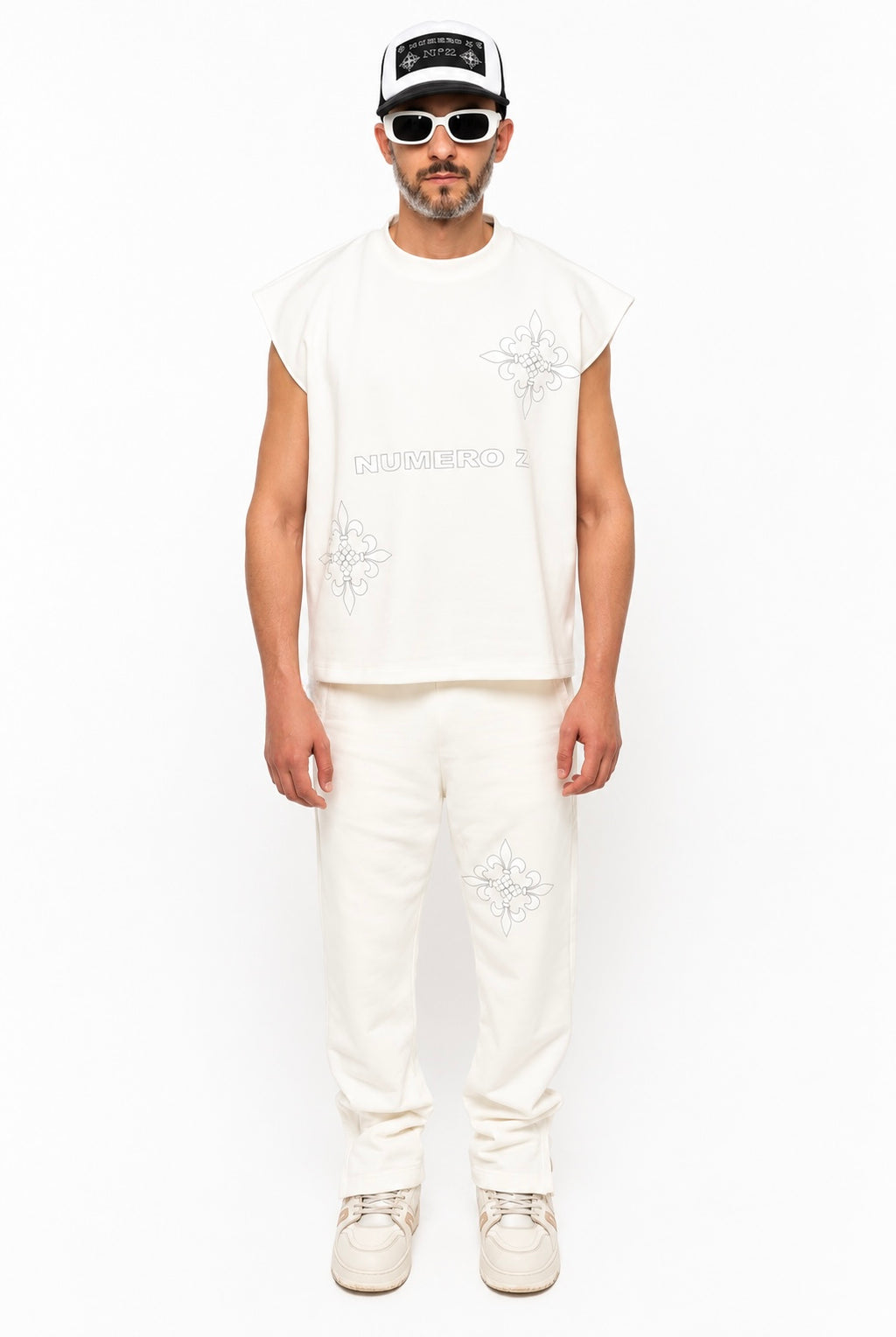 T SHIRT SANS MANCHES WHITE