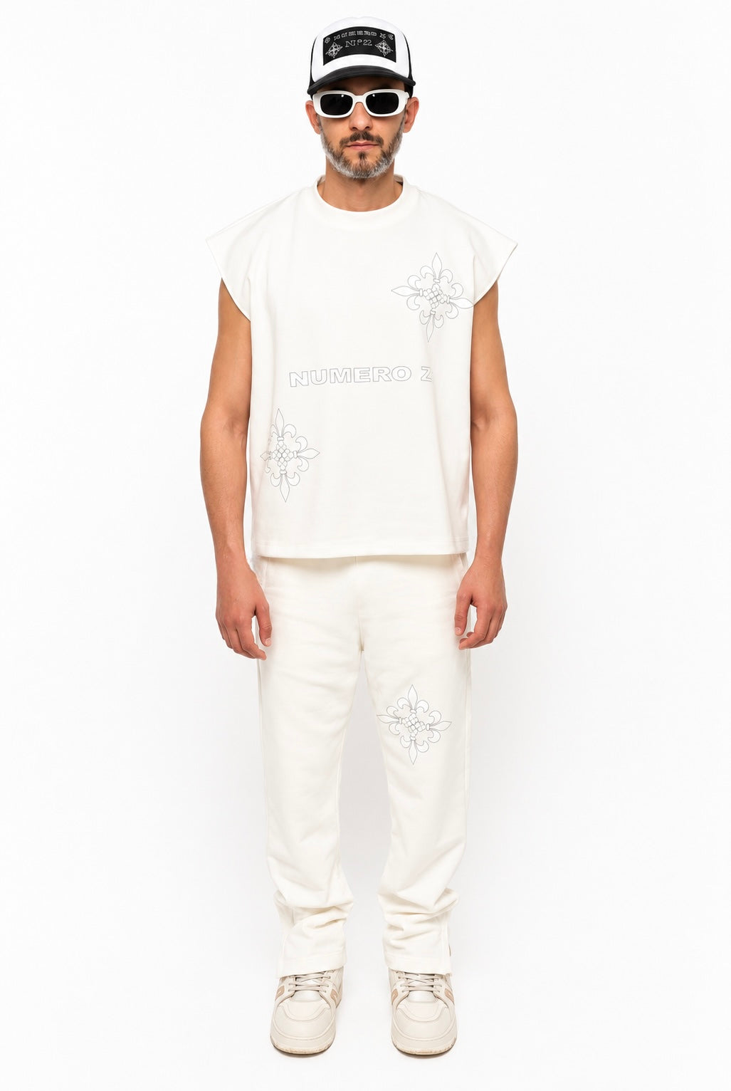 T SHIRT SANS MANCHES WHITE
