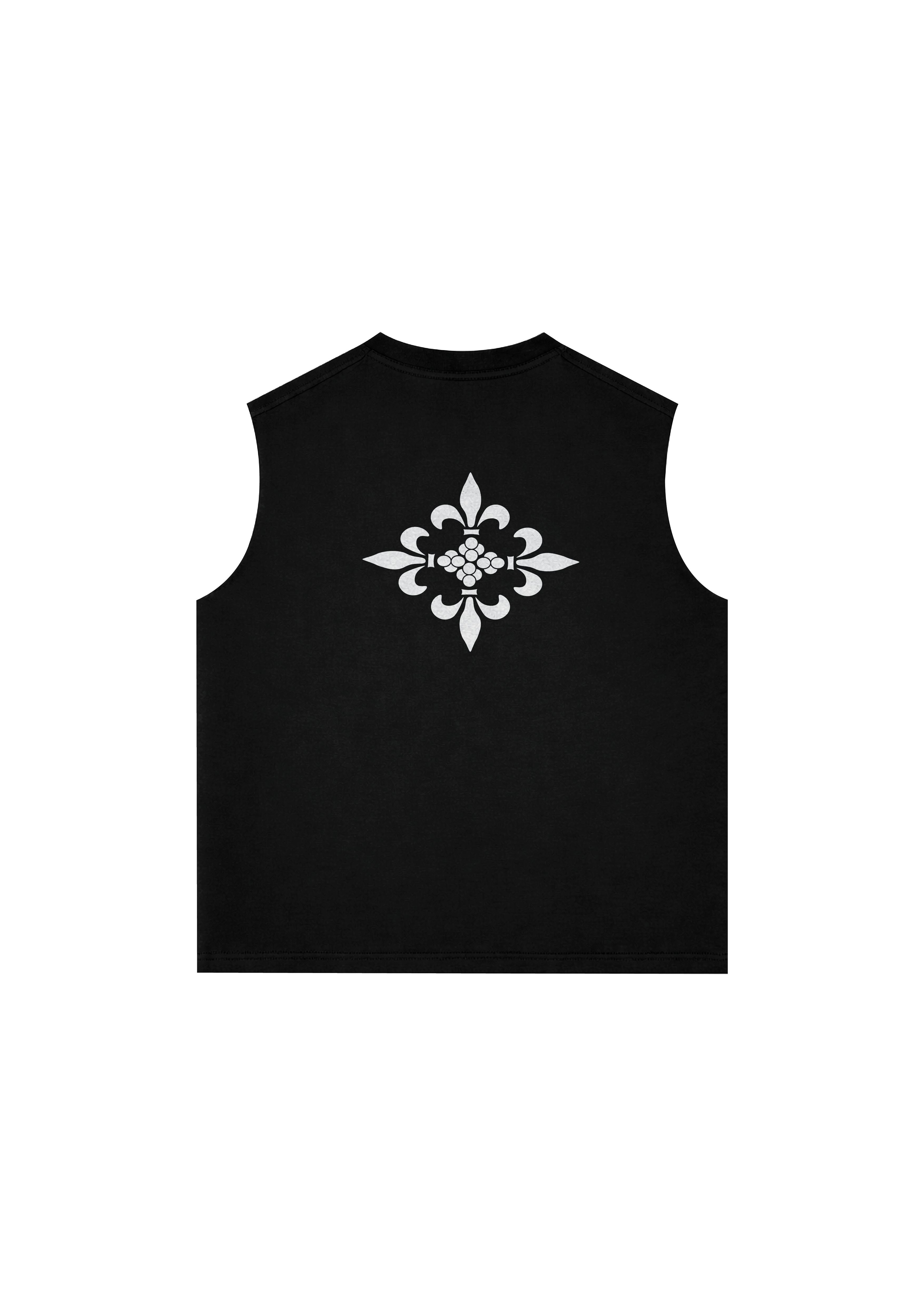 T SHIRT DÉBARDEUR NOIR