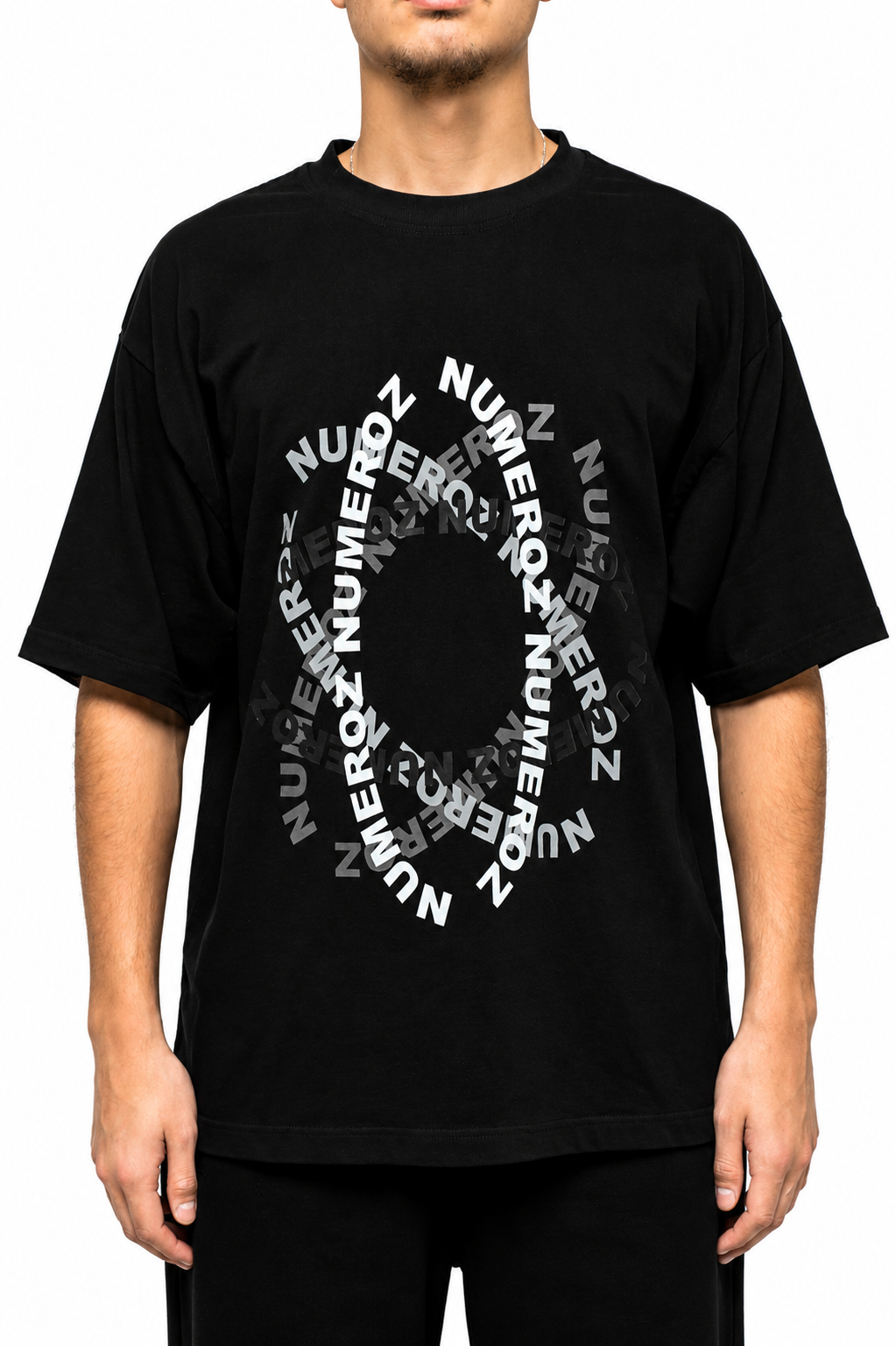 T SHIRT BOXY BLACK
