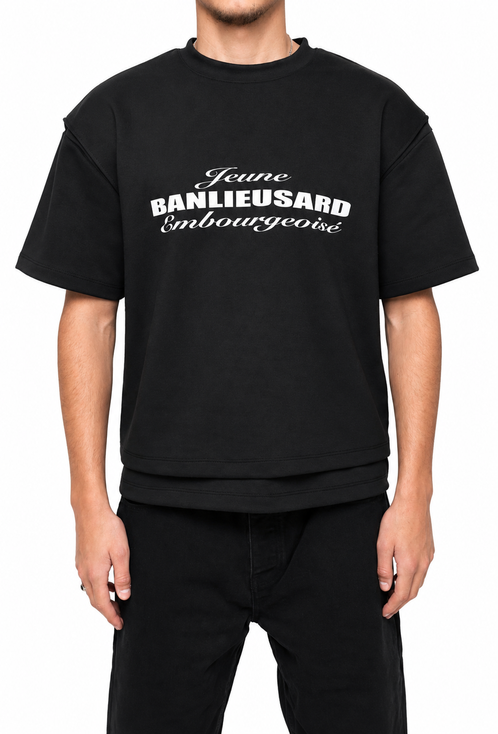 T SHIRT JEUNE BANLIEUSARD EMBOURGEOISÉ