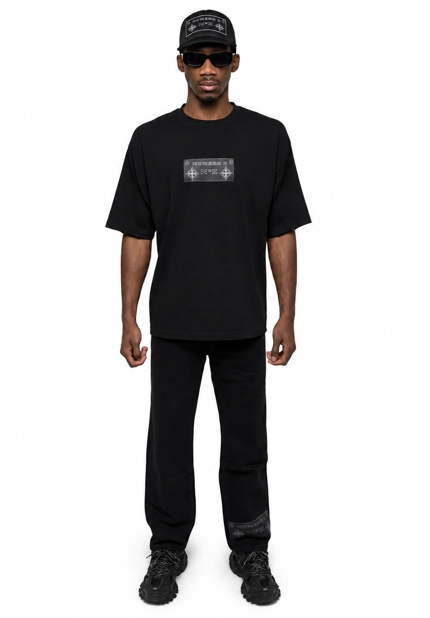 T SHIRT BOXY BLACK