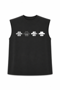 T SHIRT SANS MANCHE BLACK