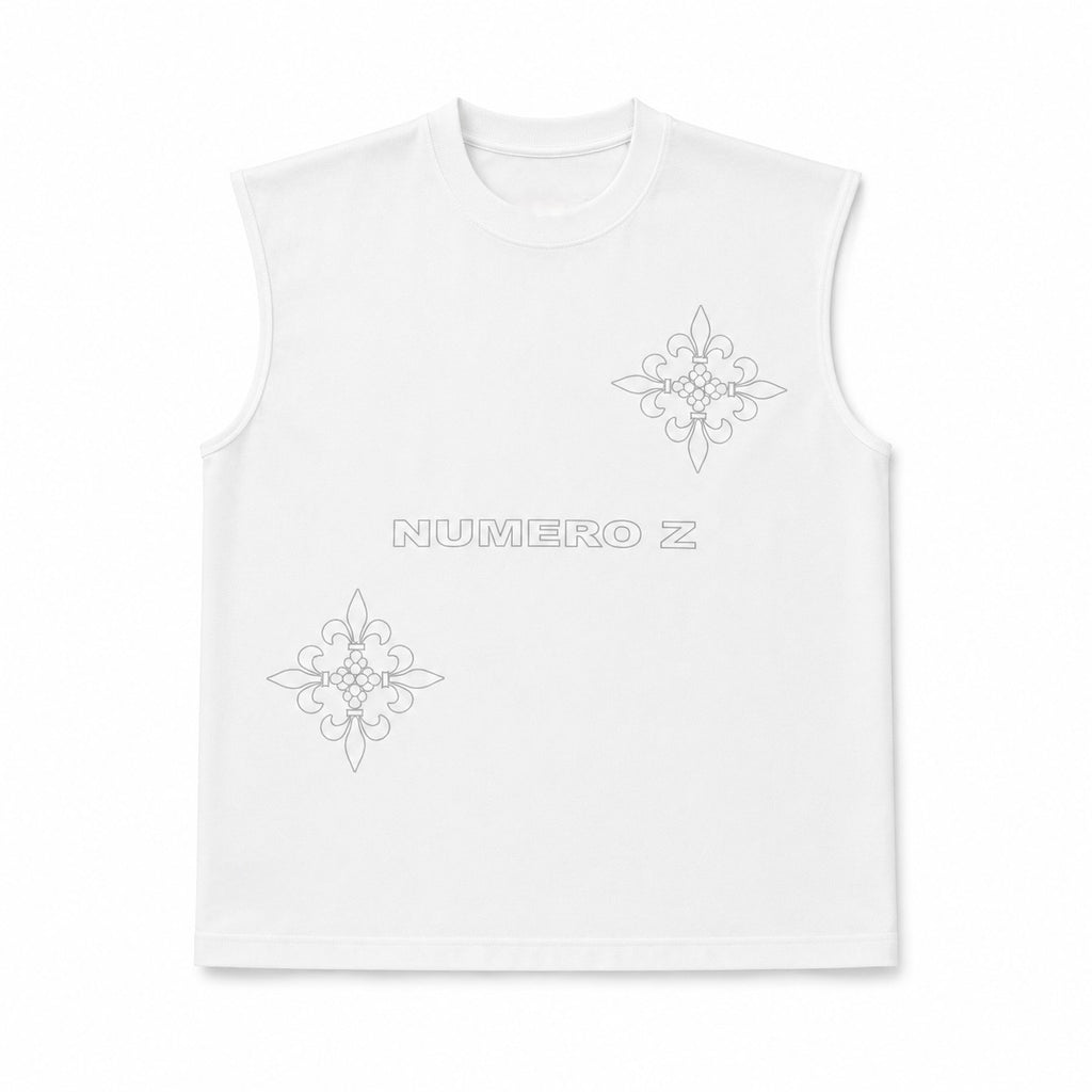 T SHIRT SANS MANCHES WHITE