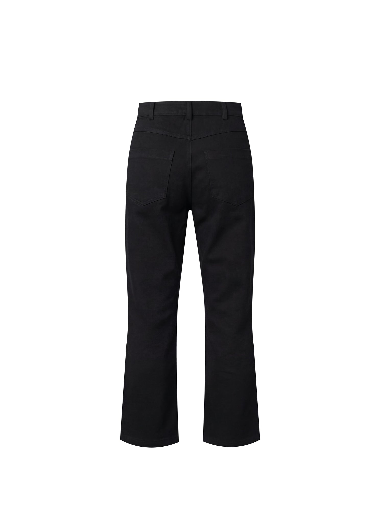 PANTALON DENIM NOIR FLARE