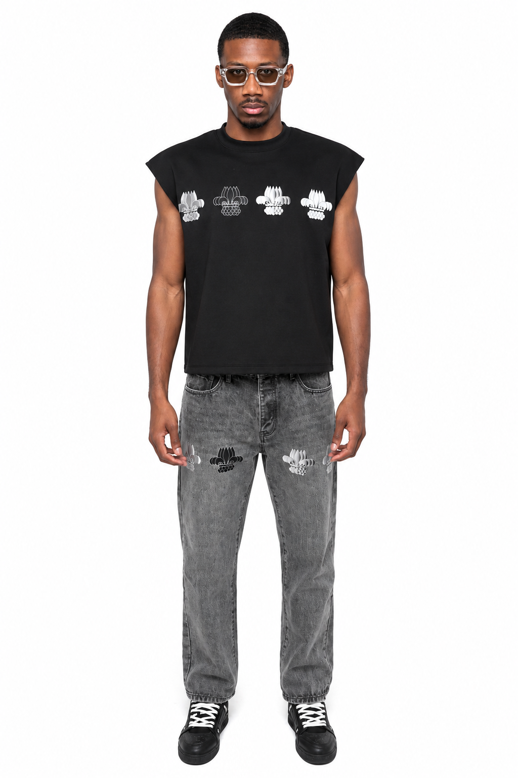 T SHIRT SANS MANCHE BLACK