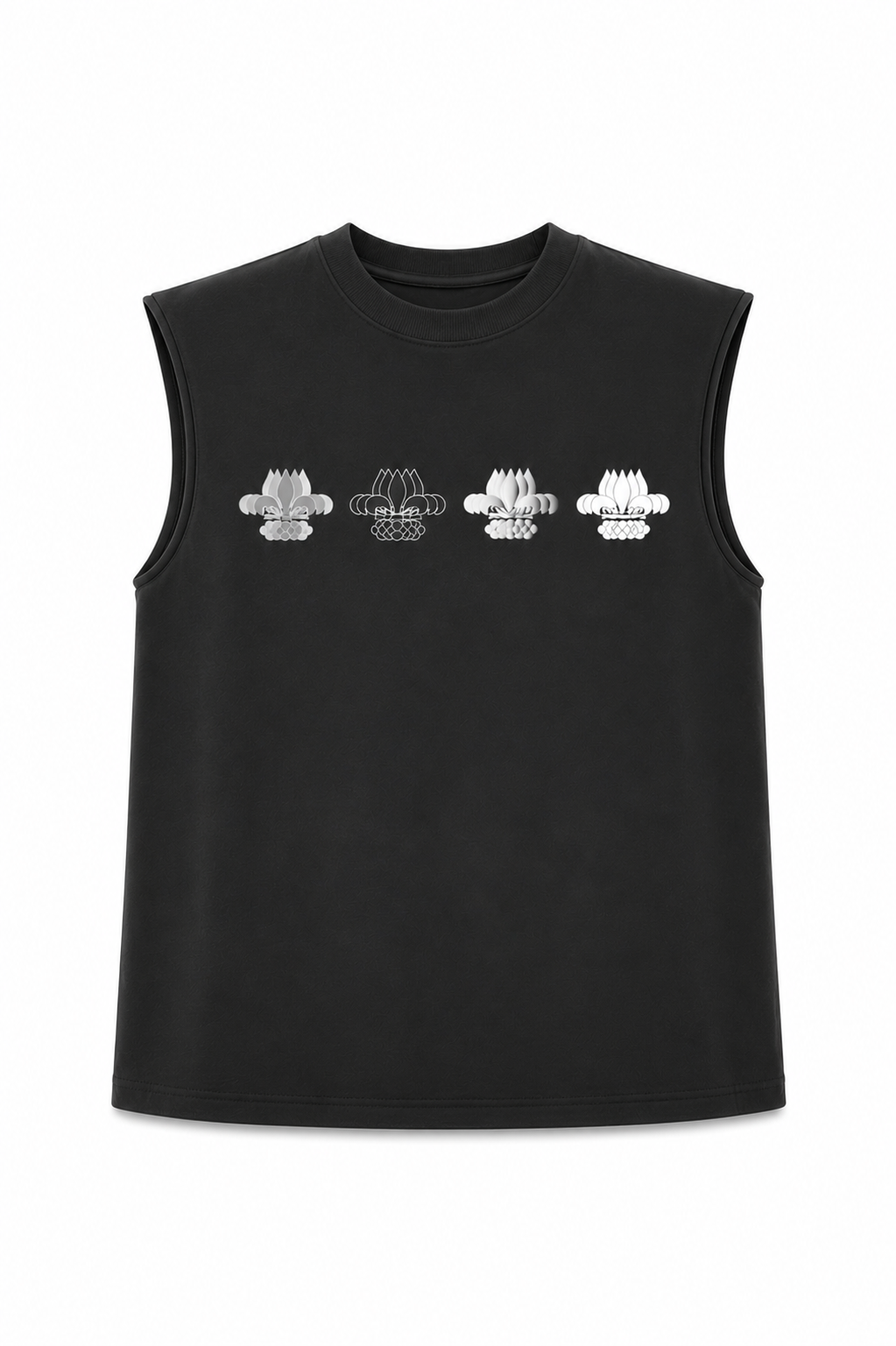 T SHIRT SANS MANCHES BLACK