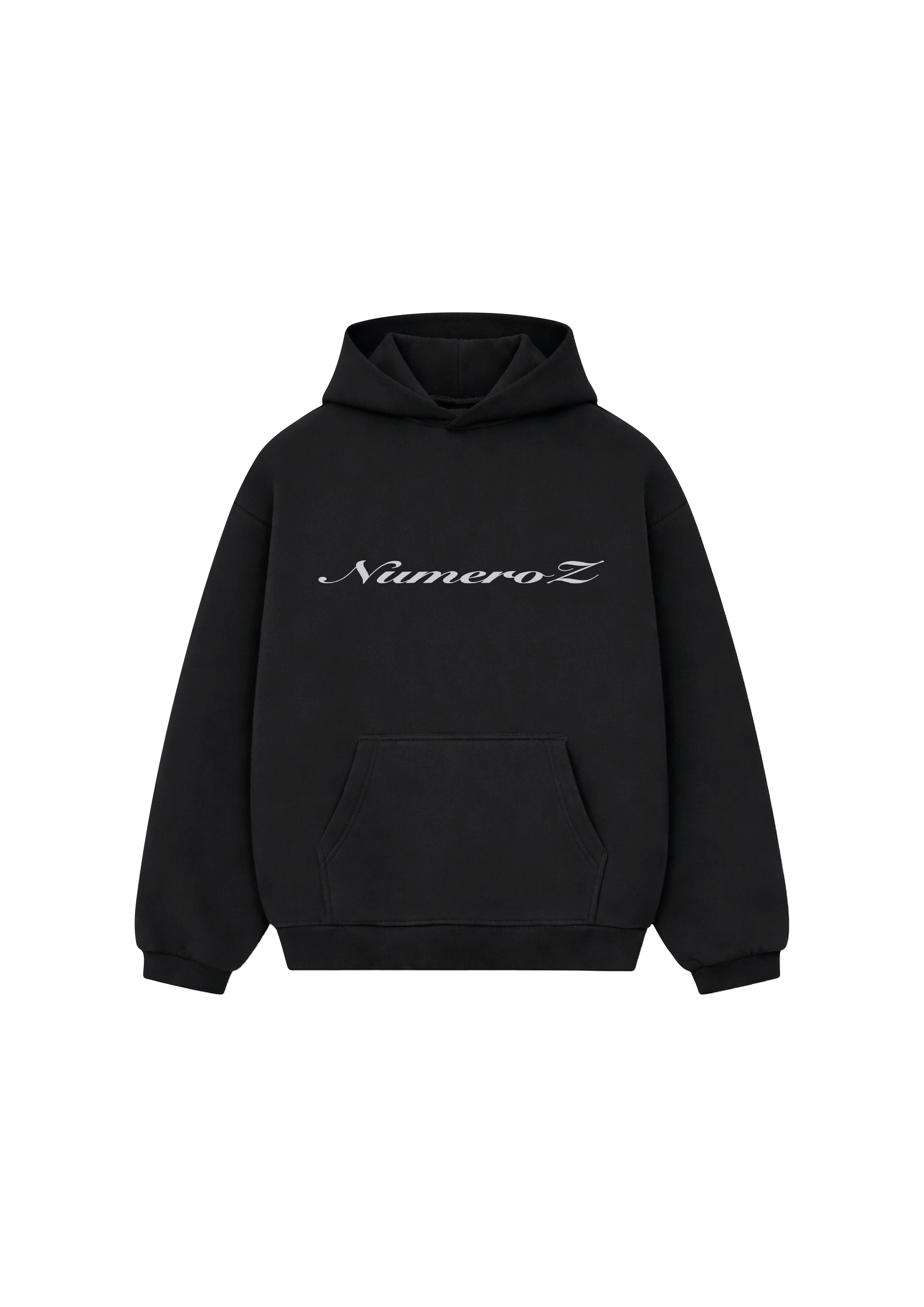 SWEATSHIRT NOIR NUMERO Z ROYAL