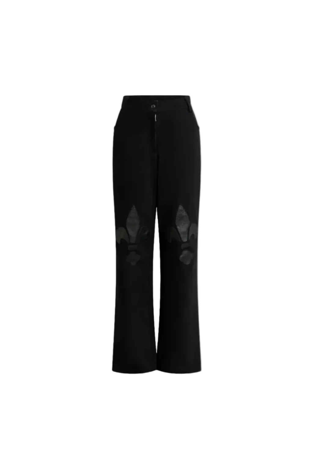 PANTALON DENIM NOIR FLARE