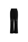 PANTALON DENIM NOIR FLARE