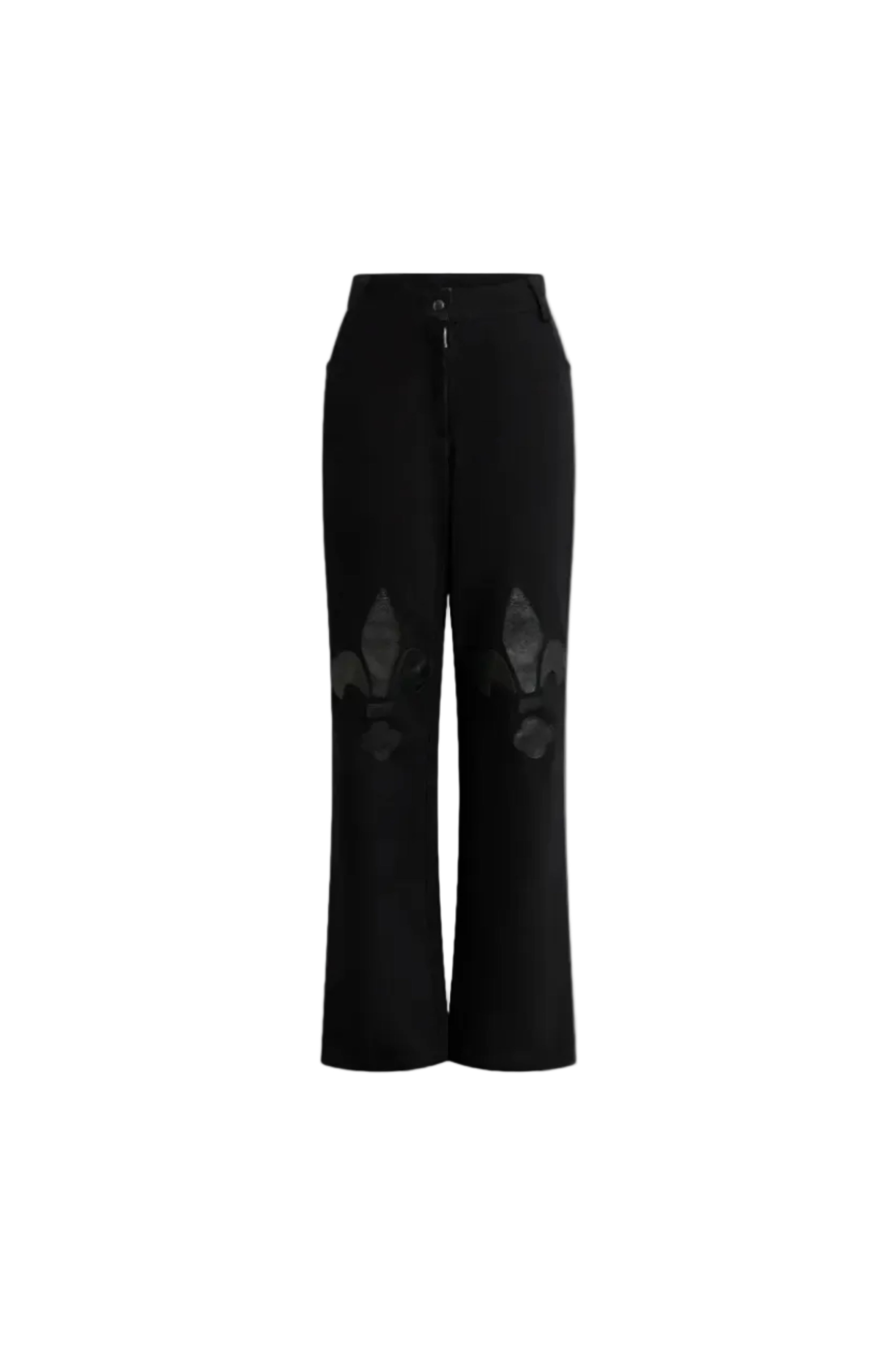 PANTALON DENIM NOIR FLARE