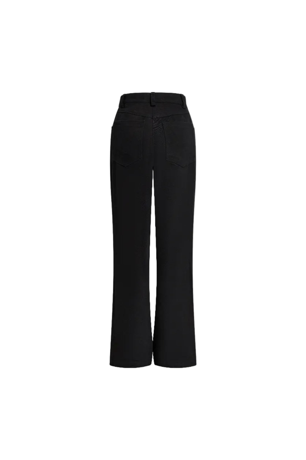 PANTALON DENIM NOIR FLARE