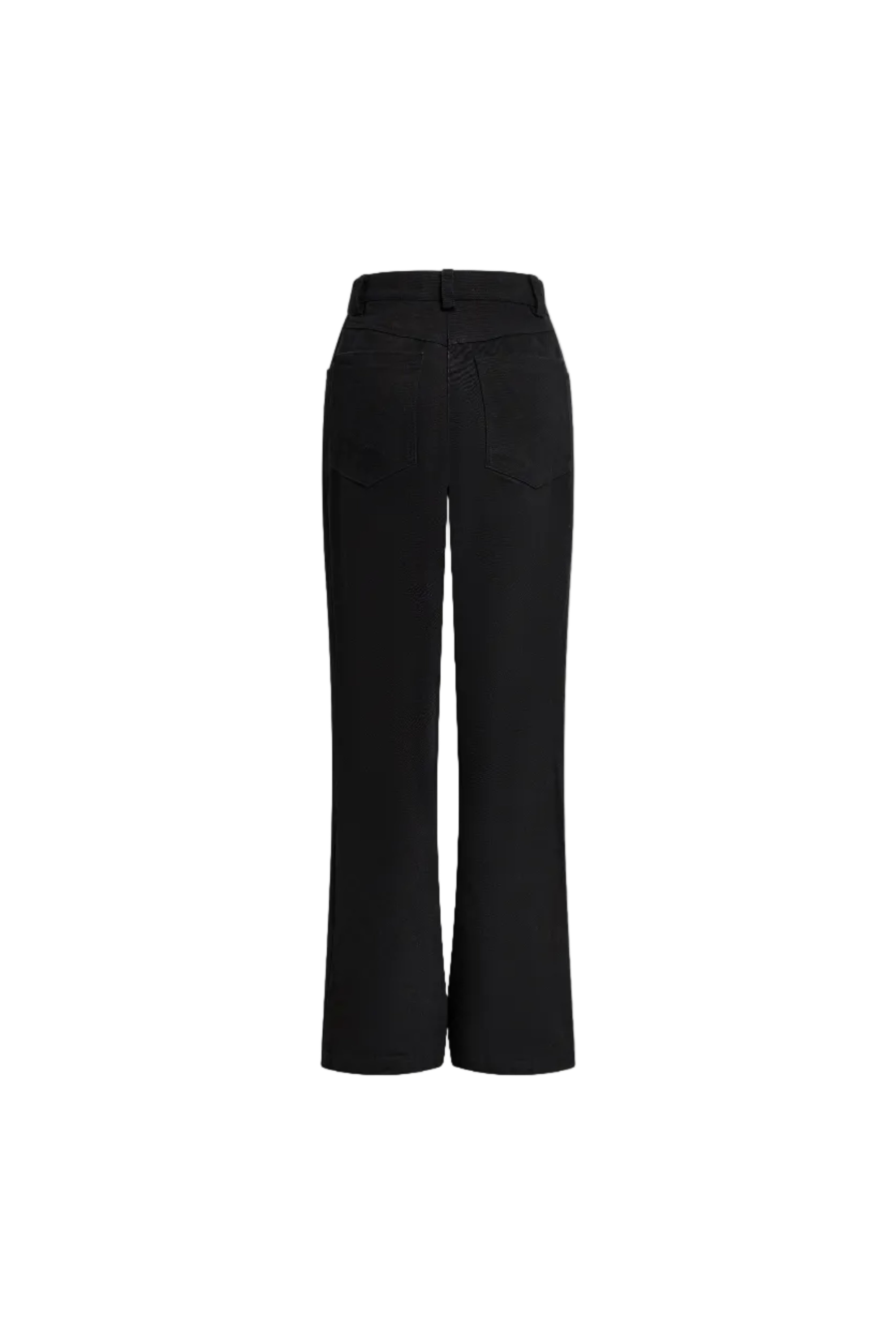 PANTALON DENIM NOIR FLARE
