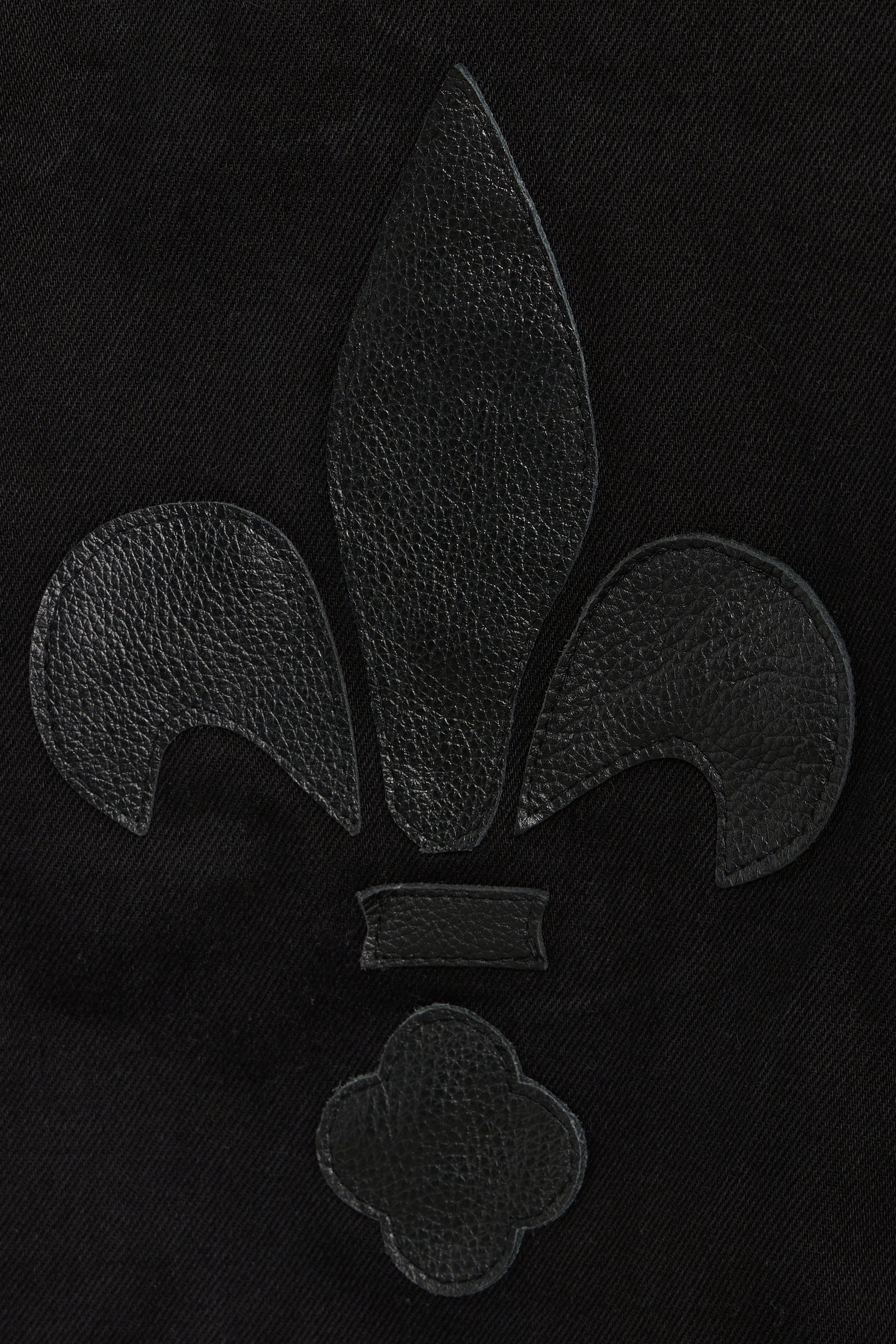 PANTALON DENIM NOIR FLARE